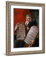 The Ten Commandments, Charlton Heston, 1956-null-Framed Photo