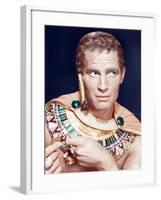 THE TEN COMMANDMENTS, Charlton Heston, 1956-null-Framed Photo