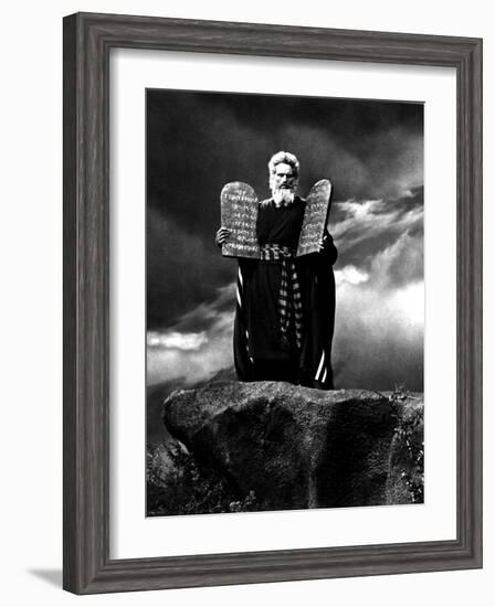 The Ten Commandments,Charlton Heston, 1956-null-Framed Photo