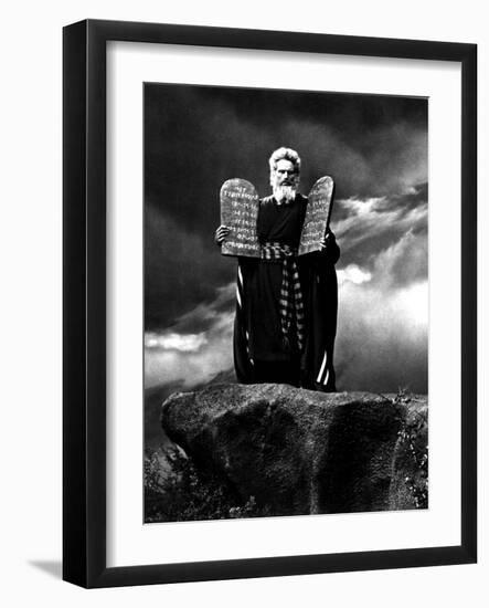 The Ten Commandments,Charlton Heston, 1956-null-Framed Photo