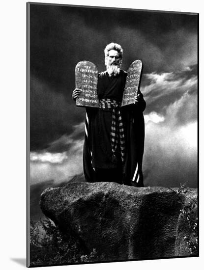 The Ten Commandments,Charlton Heston, 1956-null-Mounted Photo