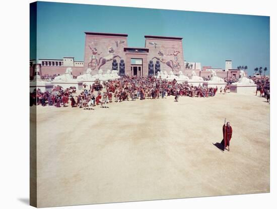 The Ten Commandments, Charlton Heston as Moses-Ralph Crane-Stretched Canvas