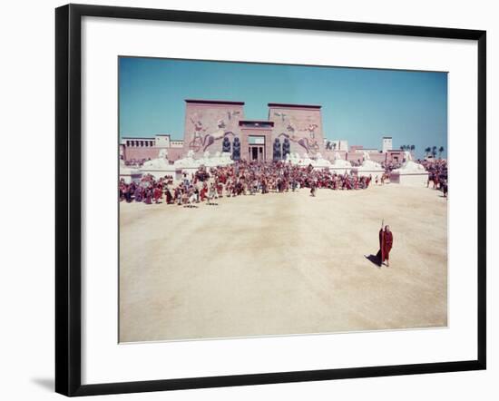 The Ten Commandments, Charlton Heston as Moses-Ralph Crane-Framed Premium Photographic Print