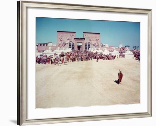 The Ten Commandments, Charlton Heston as Moses-Ralph Crane-Framed Premium Photographic Print