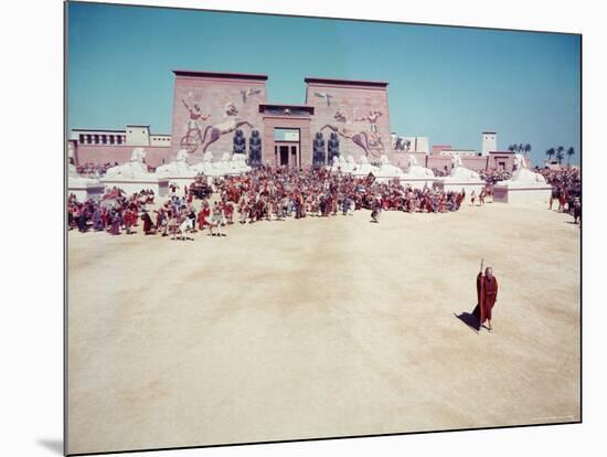 The Ten Commandments, Charlton Heston as Moses-Ralph Crane-Mounted Premium Photographic Print