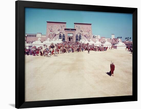 The Ten Commandments, Charlton Heston as Moses-Ralph Crane-Framed Premium Photographic Print