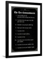 The Ten Commandments - Classic-null-Framed Art Print