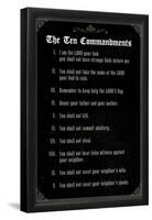The Ten Commandments - Classic-null-Framed Poster