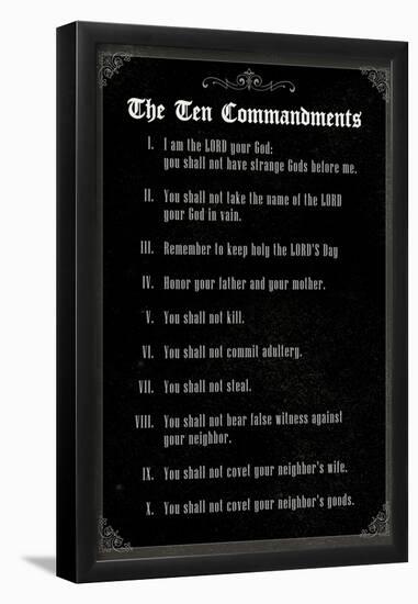 The Ten Commandments - Classic-null-Framed Poster