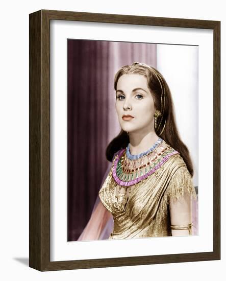 THE TEN COMMANDMENTS, Debra Paget, 1956-null-Framed Photo