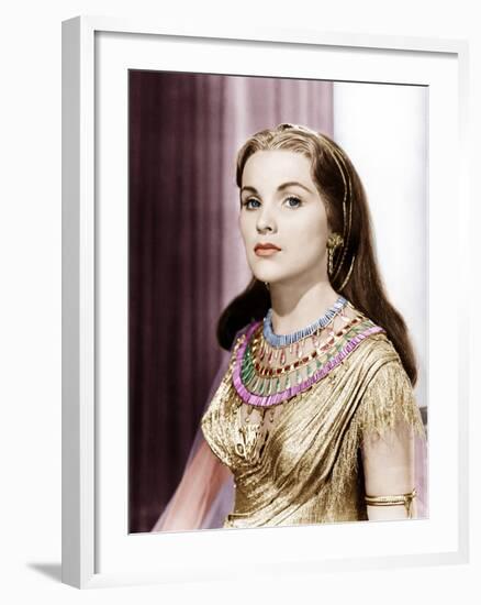 THE TEN COMMANDMENTS, Debra Paget, 1956-null-Framed Photo