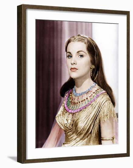 THE TEN COMMANDMENTS, Debra Paget, 1956-null-Framed Photo