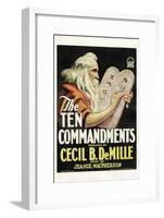 The Ten Commandments Movie Cecil B DeMille Poster Print-null-Framed Poster