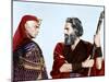 The Ten Commandments, Yul Brynner, Charlton Heston, 1956-null-Mounted Photo