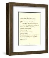 The Ten Commandments-Unknown Unknown-Framed Art Print