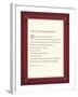 The Ten Commandments-The Inspirational Collection-Framed Giclee Print