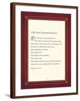 The Ten Commandments-The Inspirational Collection-Framed Giclee Print