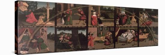 The Ten Commandments-Lucas Cranach the Elder-Stretched Canvas