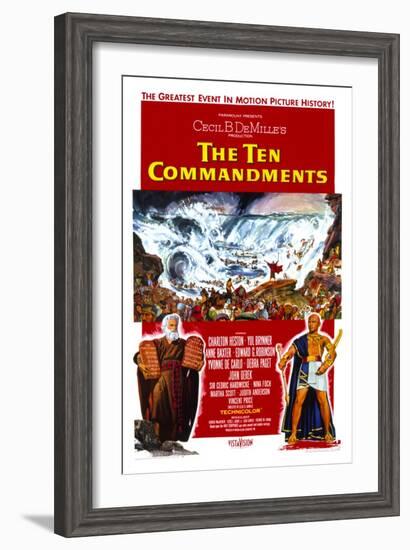 The Ten Commandments-null-Framed Art Print