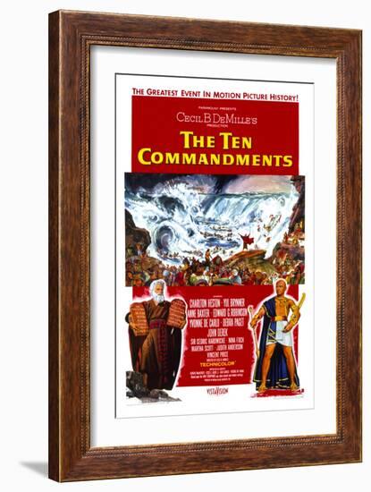 The Ten Commandments-null-Framed Art Print