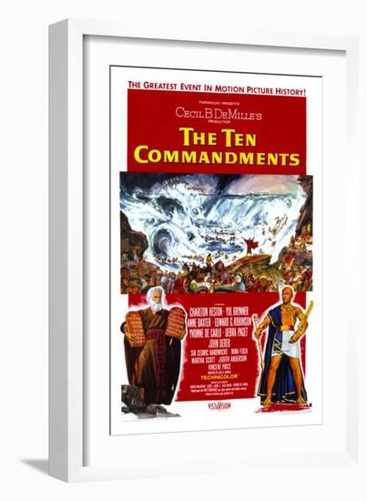 The Ten Commandments-null-Framed Art Print