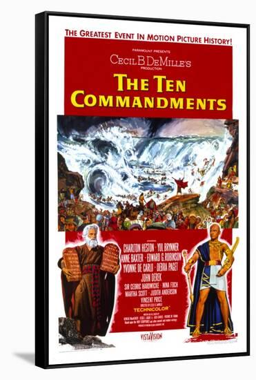 The Ten Commandments-null-Framed Stretched Canvas