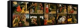 The Ten Commandments-Lucas Cranach the Elder-Framed Stretched Canvas