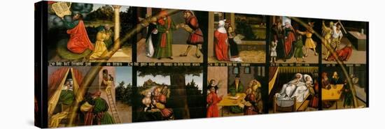 The Ten Commandments-Lucas Cranach the Elder-Stretched Canvas