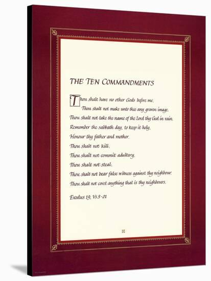The Ten Commandments-null-Stretched Canvas
