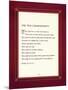 The Ten Commandments-null-Mounted Art Print