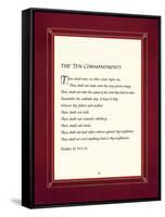 The Ten Commandments-null-Framed Stretched Canvas