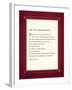 The Ten Commandments-null-Framed Art Print