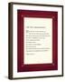 The Ten Commandments-null-Framed Art Print