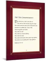 The Ten Commandments-null-Mounted Art Print