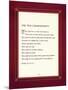 The Ten Commandments-null-Mounted Premium Giclee Print