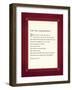 The Ten Commandments-null-Framed Art Print