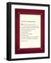 The Ten Commandments-null-Framed Art Print