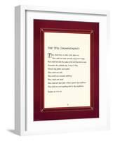 The Ten Commandments-null-Framed Art Print