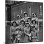 The Ten Daughters Modelling their New Easter Wear-Nina Leen-Mounted Photographic Print