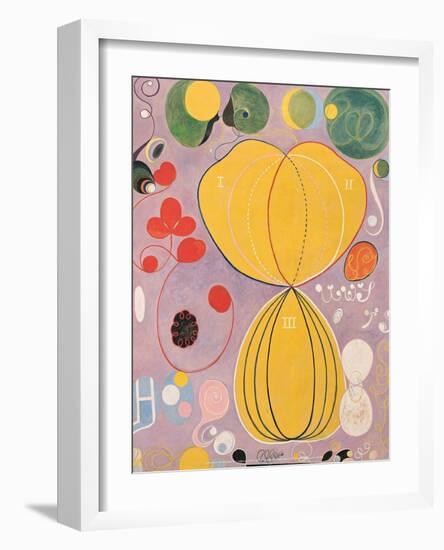 The Ten Largest, No. 7, Adulthood, Group IV, 1907-Hilma af Klint-Framed Art Print