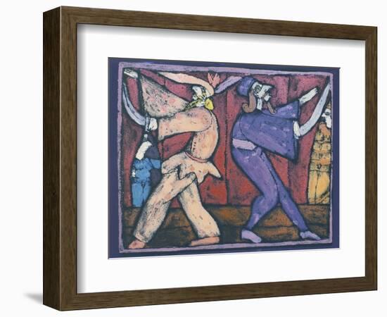 The Ten Paces (Commedia Dell'Arte)-Leslie Xuereb-Framed Giclee Print