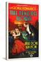 THE TENDER HOUR, l-r: Billie Dove, Ben Lyon, Montagu Love on poster art, 1927.-null-Stretched Canvas