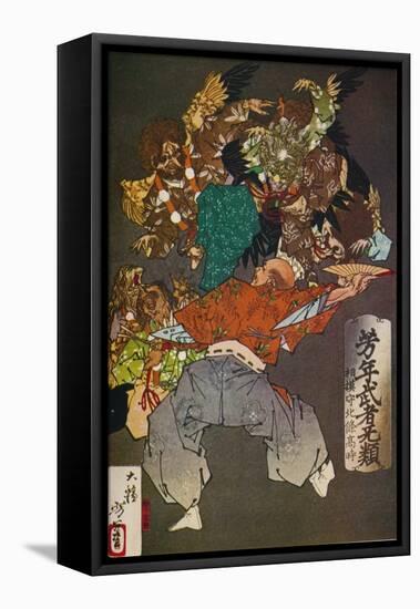 'The Tengus', c1880, (1926)-Tsukioka Yoshitoshi-Framed Stretched Canvas