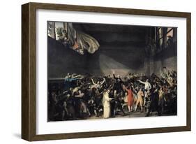 The Tennis Court Oath, 20th June 1789, 1791-Jacques-Louis David-Framed Giclee Print