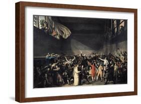 The Tennis Court Oath, 20th June 1789, 1791-Jacques-Louis David-Framed Giclee Print