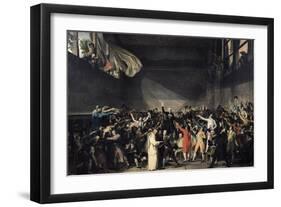 The Tennis Court Oath, 20th June 1789, 1791-Jacques-Louis David-Framed Giclee Print