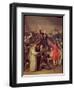 The Tennis Court Oath, 20th June 1789, Detail of the Group Surrounding Bailly, 1791-Jacques-Louis David-Framed Giclee Print