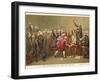 The Tennis Court Oath, French Revolution, 20 June 1789-Louis Charles Auguste Couder-Framed Giclee Print