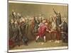 The Tennis Court Oath, French Revolution, 20 June 1789-Louis Charles Auguste Couder-Mounted Giclee Print