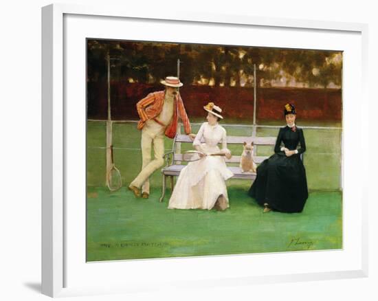 The Tennis Match-Sir John Lavery-Framed Giclee Print